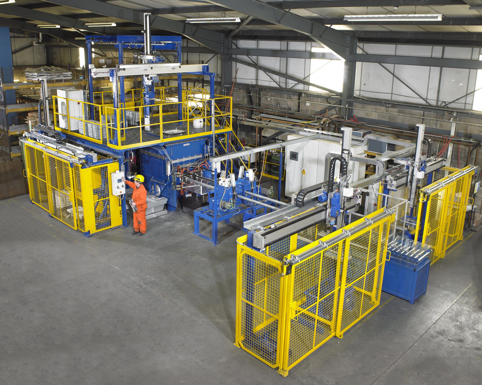 RX 1400 Zinc billet casting line