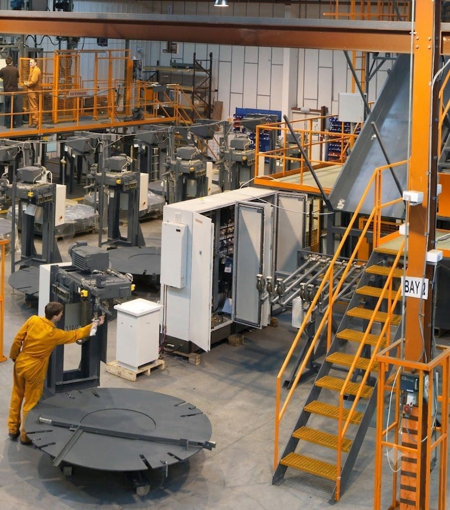 Rautomead factory floor in Dundee