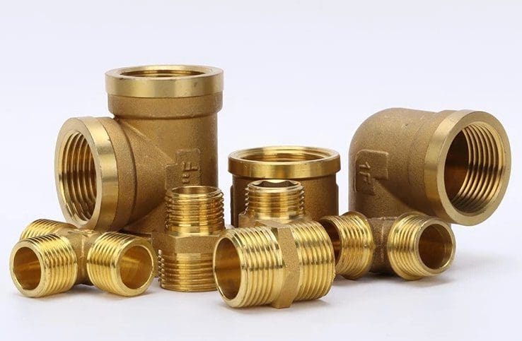 Continuously cast metal products and components